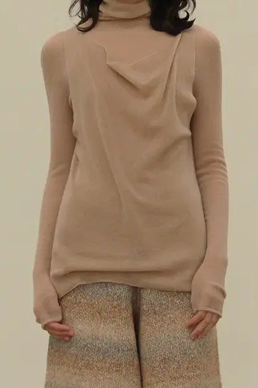 SWAYING/KNIT seamless water-soluble wool pullover SW202SZ07 PS2